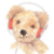 Buster in Headphones